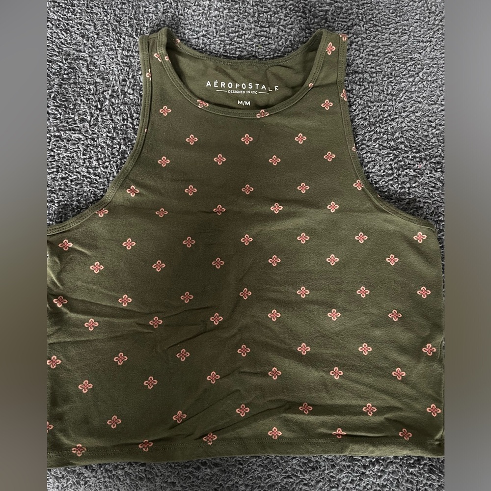 Army Green Aeropostale Tank Top